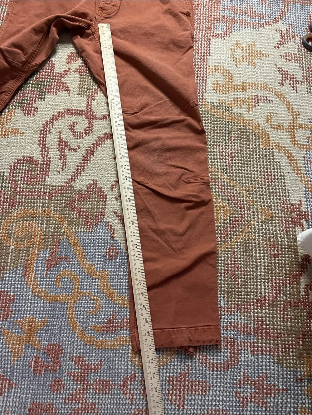 Topo Designs Dirt Pants Burnt Orange Rust Men’s Medium EUC - Picture 4 of 8